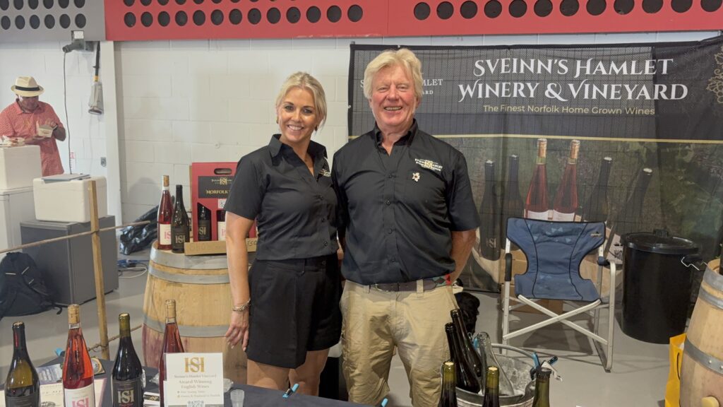 Simon & Lisa at the Sveinn's Hamlet Wine Stand Norfolk Show